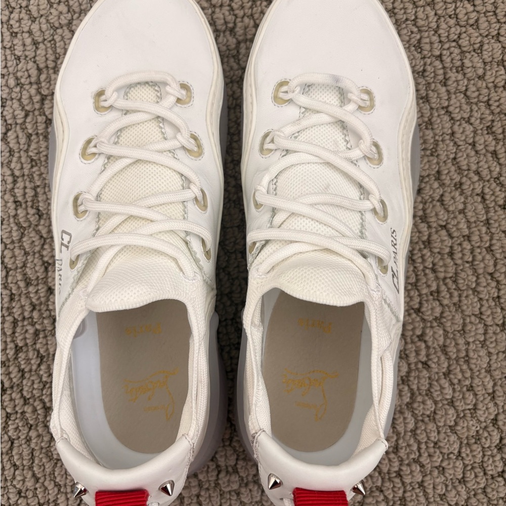 Christian Louboutin Arpoador white sneakers